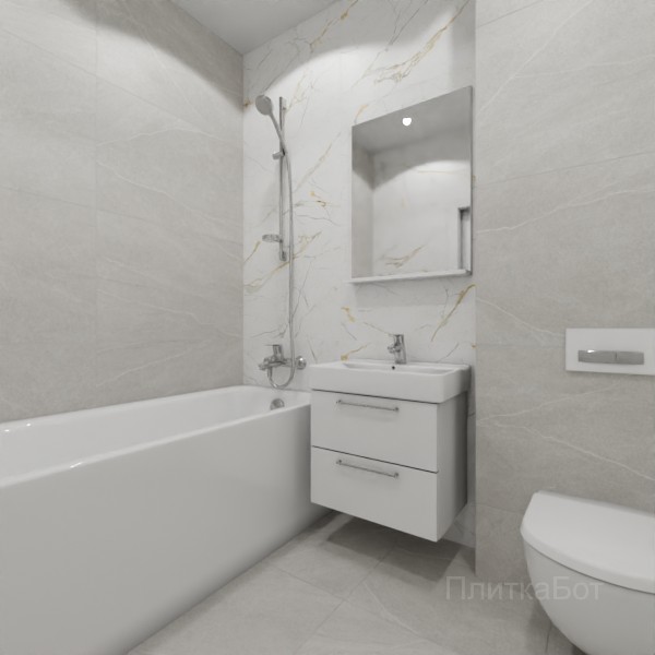 ALMA ceramica 2026, Рок Лайн, Контрастные стены, контраст у инсталляции №10