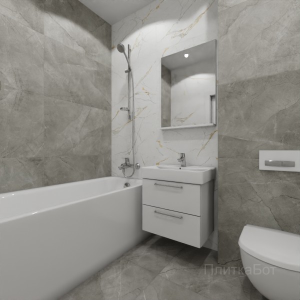 ALMA ceramica 2026, Рок Лайн, Контрастные стены, контраст у инсталляции №20