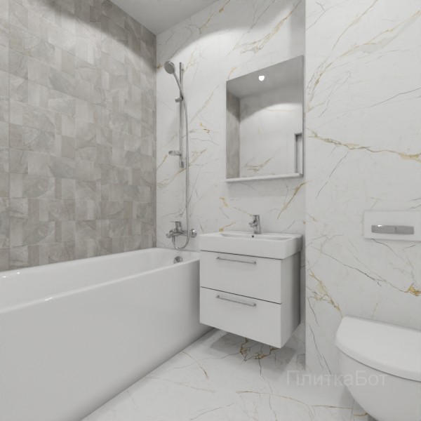 ALMA ceramica 2026, Рок Лайн, Контрастные стены №1
