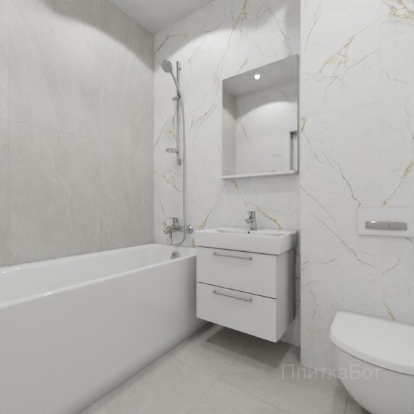 ALMA ceramica 2026, Рок Лайн, Контрастные стены вертикально №10