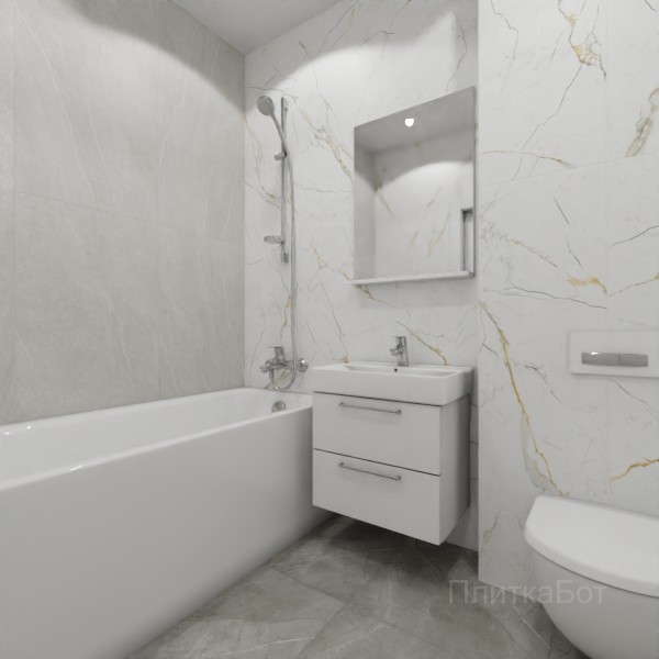 ALMA ceramica 2026, Рок Лайн, Контрастные стены вертикально №12