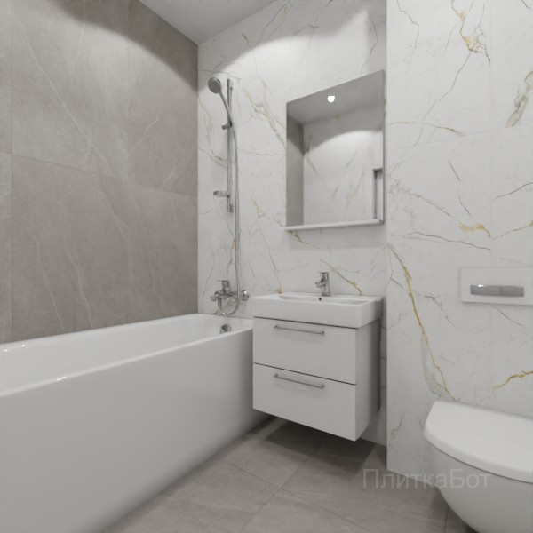 ALMA ceramica 2026, Рок Лайн, Контрастные стены вертикально №15