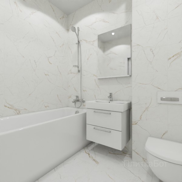 ALMA ceramica 2026, Рок Лайн (беж), Без декора №2