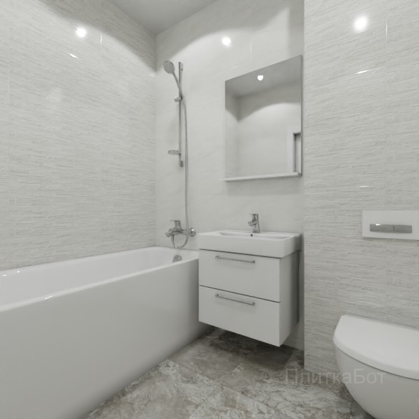 ALMA ceramica 2026, Рокко, Контрастные стены, контраст у инсталляции №1