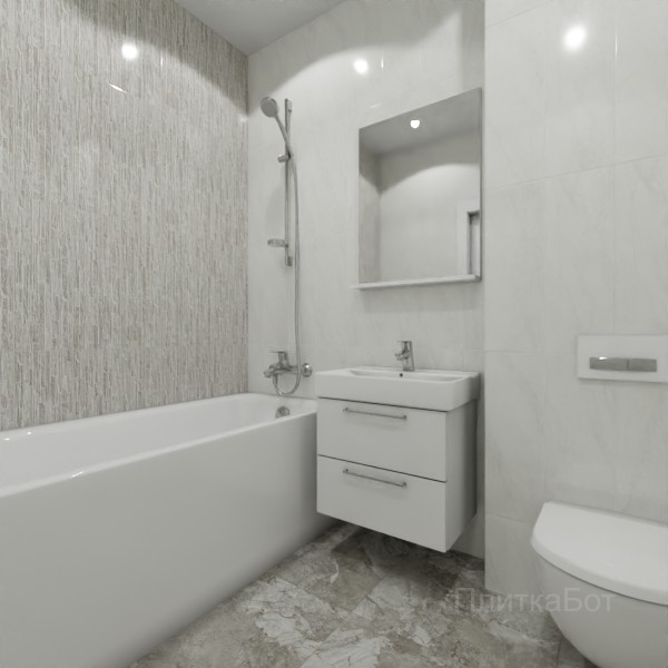 ALMA ceramica 2026, Рокко, Контрастные стены вертикально №5