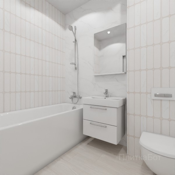 ALMA ceramica 2026, Саммер, Контрастные стены, контраст у инсталляции, палубная №2