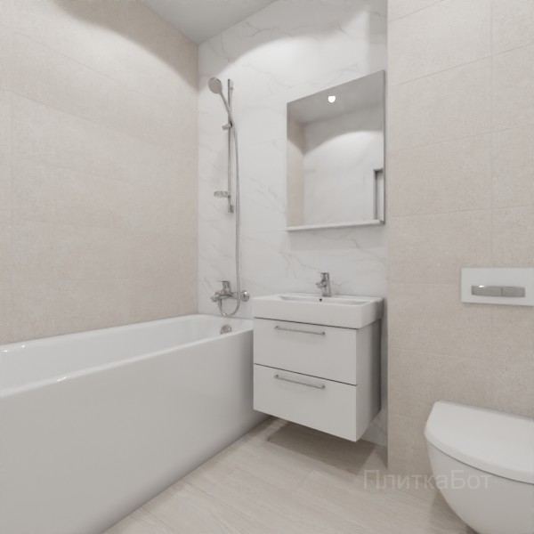 ALMA ceramica 2026, Саммер, Контрастные стены, контраст у инсталляции, палубная №3