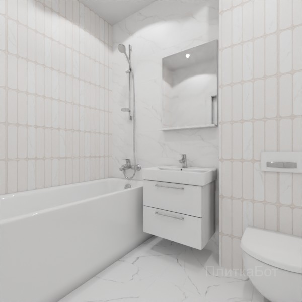 ALMA ceramica 2026, Саммер, Контрастные стены, контраст у инсталляции №2