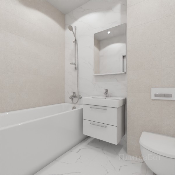 ALMA ceramica 2026, Саммер, Контрастные стены, контраст у инсталляции №3