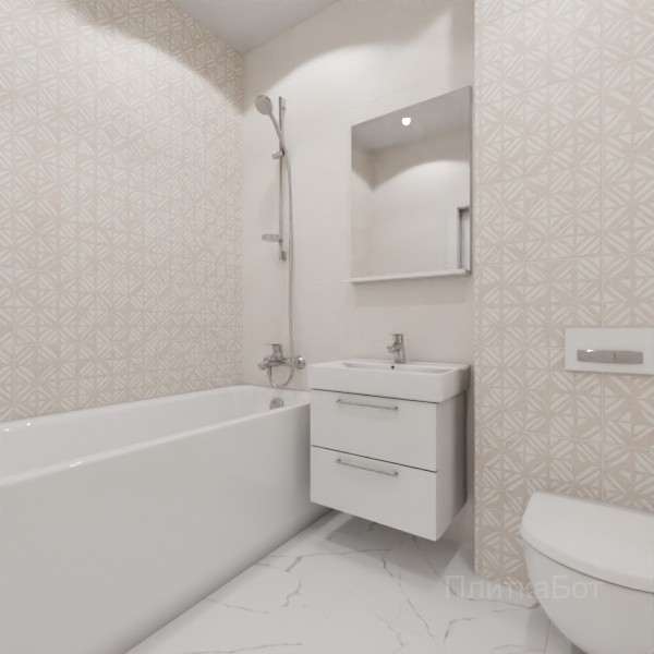 ALMA ceramica 2026, Саммер, Контрастные стены, контраст у инсталляции №4