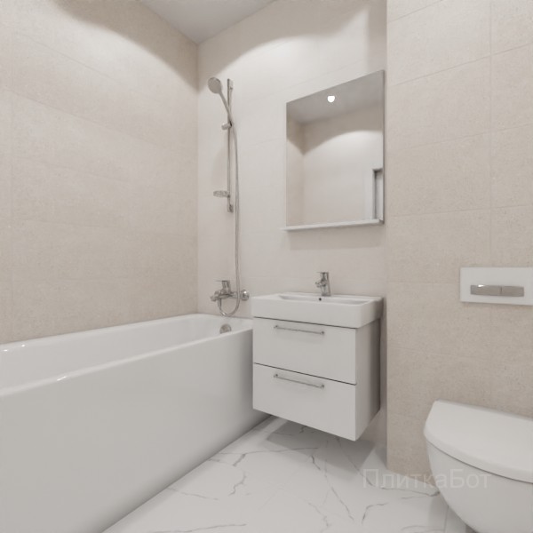 ALMA ceramica 2026, Саммер, Контрастные стены, контраст у инсталляции №6