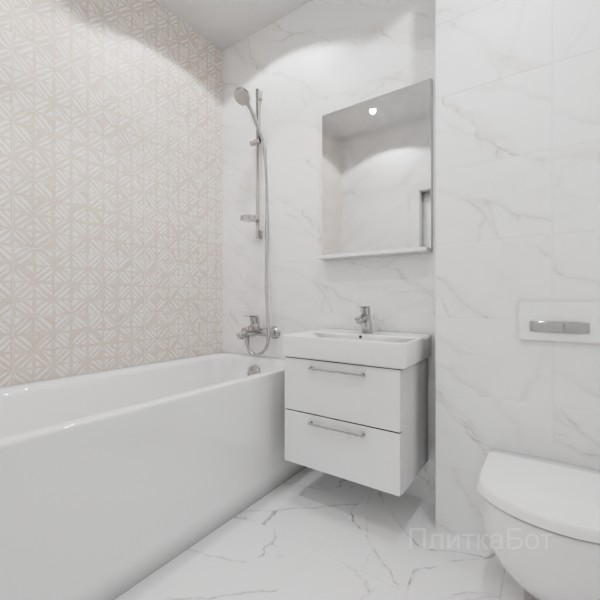 ALMA ceramica 2026, Саммер, Контрастные стены №1