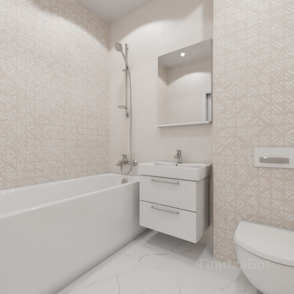 ALMA ceramica 2026, Саммер, Контрастные стены вертикально, контраст у инсталляции №4