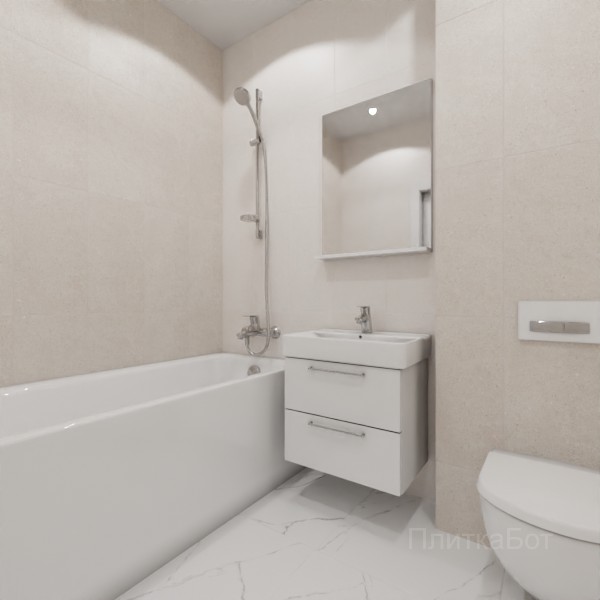ALMA ceramica 2026, Саммер, Контрастные стены вертикально, контраст у инсталляции №6