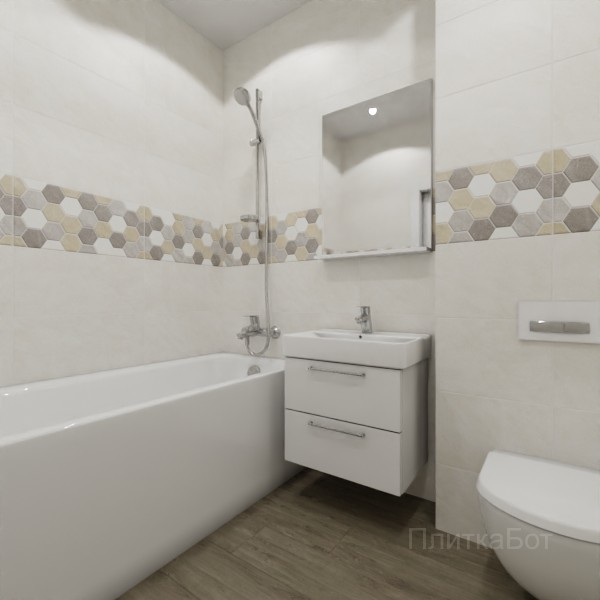 ALMA ceramica 2026, Савой, Декор по центру, палубная