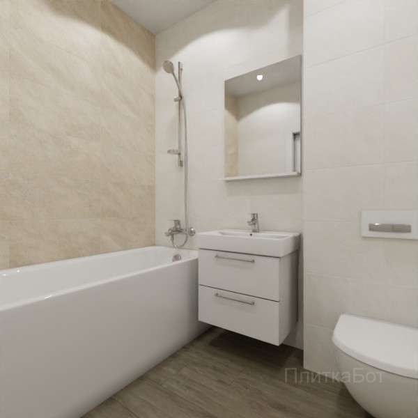 ALMA ceramica 2026, Савой, Контрастные стены, палубная №1