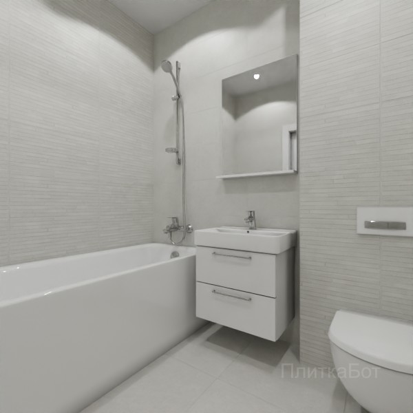 ALMA ceramica 2026, Шарп, Контрастные стены, контраст у инсталляции №1
