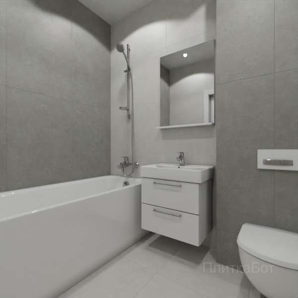 ALMA ceramica 2026, Шарп, Контрастные стены вертикально, контраст у инсталляции №3
