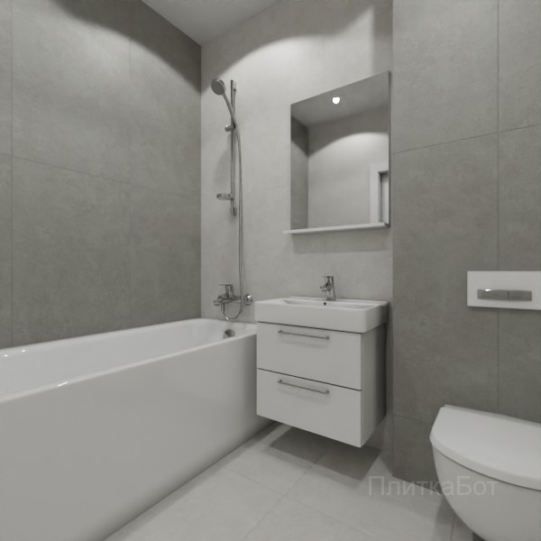 ALMA ceramica 2026, Шарп, Контрастные стены вертикально, контраст у инсталляции №7