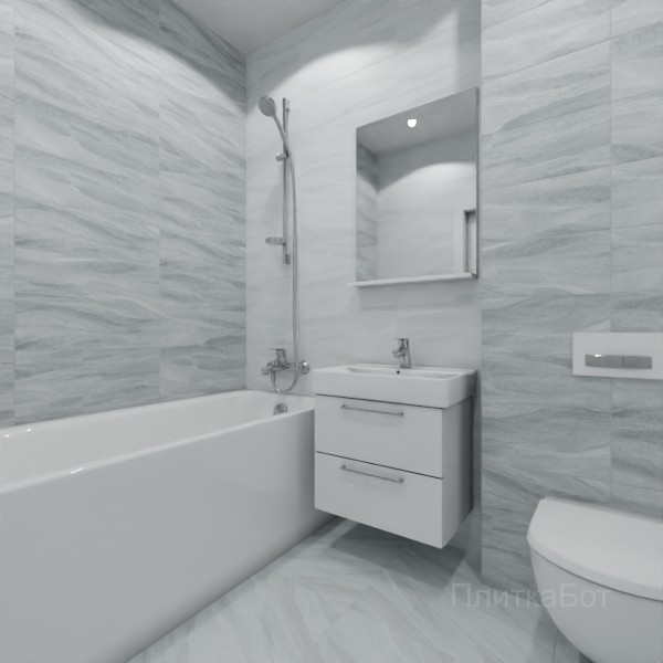 ALMA ceramica 2026, Слэйт рок, Контрастные стены, контраст у инсталляции