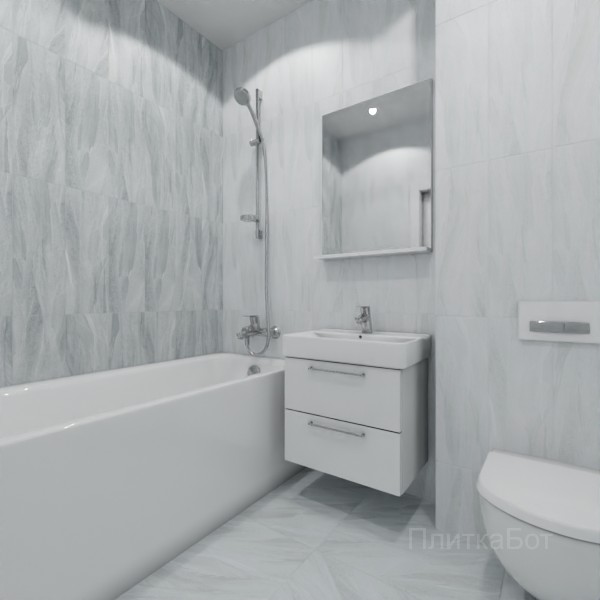 ALMA ceramica 2026, Слэйт рок, Контрастные стены вертикально