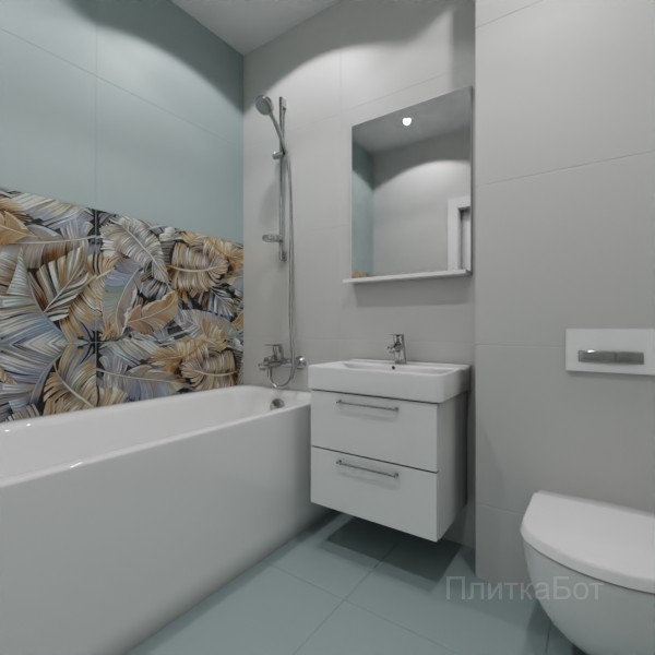 ALMA ceramica 2026, Спектор, Два декора над ванной №6