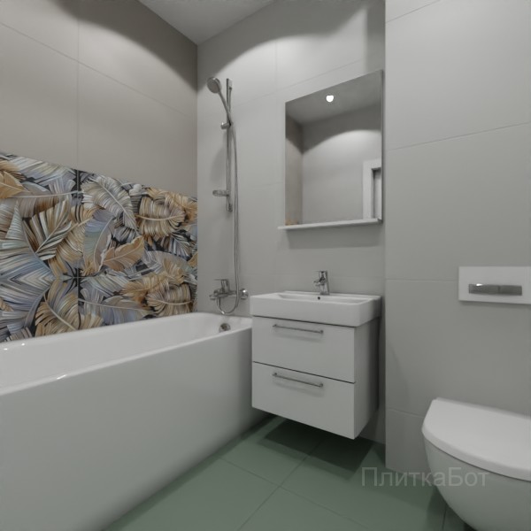 ALMA ceramica 2026, Спектор, Два декора над ванной №8