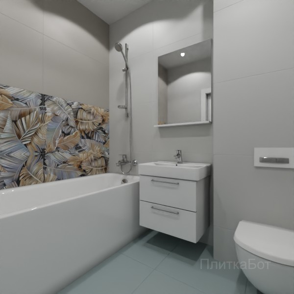 ALMA ceramica 2026, Спектор, Два декора над ванной №9