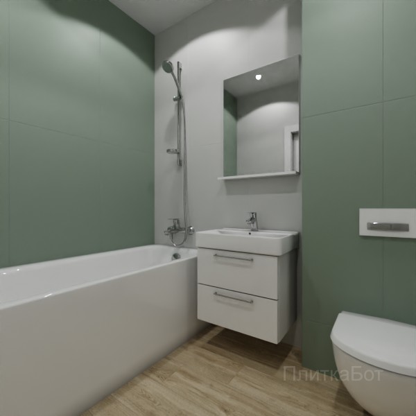 ALMA ceramica 2026, Спектор, Контрастные стены вертикально, контраст у инсталляции, палубная №1