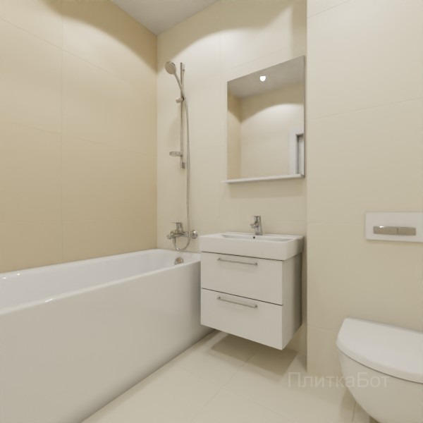 ALMA ceramica 2026, Спектор (беж), Контрастные стены №9