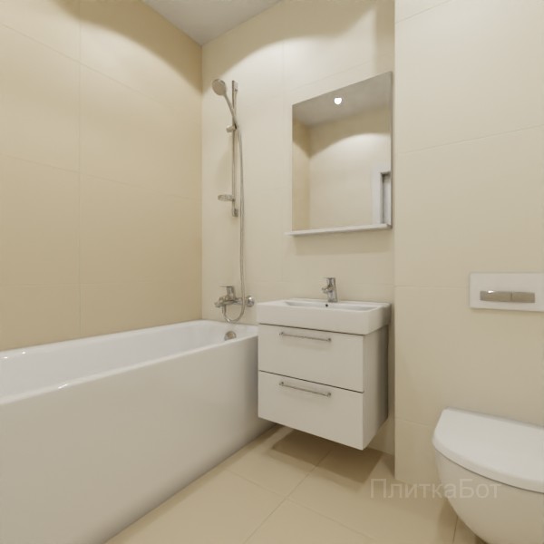 ALMA ceramica 2026, Спектор (беж), Контрастные стены №12