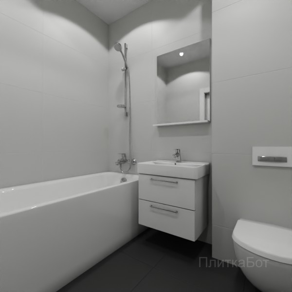 ALMA ceramica 2026, Спектор (сер), Без декора №2