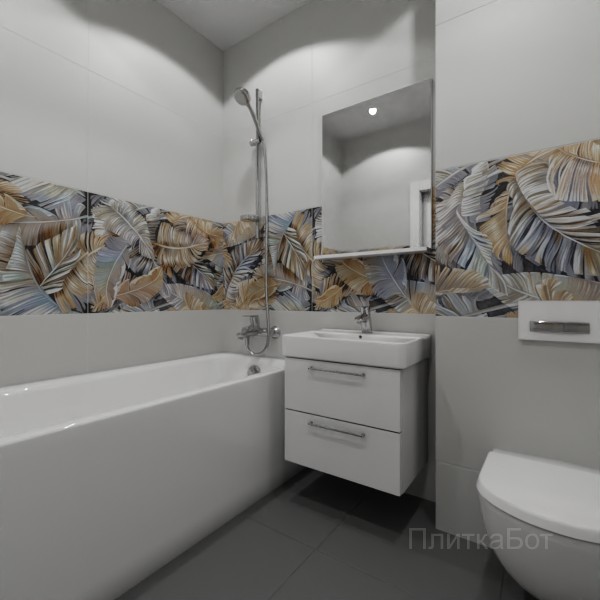 ALMA ceramica 2026, Спектор (сер), Декор по центру №3
