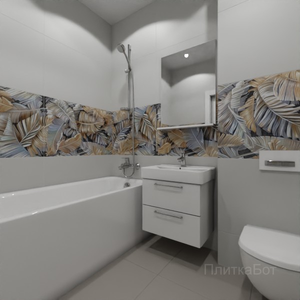 ALMA ceramica 2026, Спектор (сер), Декор по центру №4