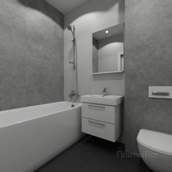 ALMA ceramica 2026, Спектор (сер), Контрастные стены, контраст у инсталляции №2