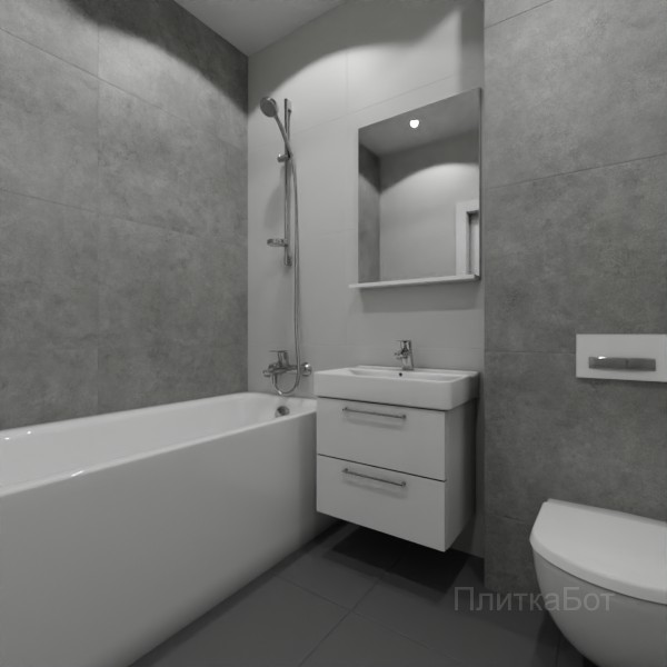 ALMA ceramica 2026, Спектор (сер), Контрастные стены, контраст у инсталляции №3