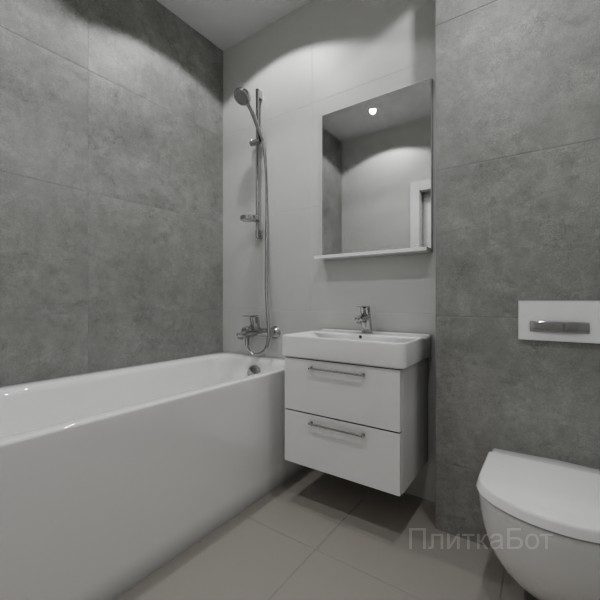ALMA ceramica 2026, Спектор (сер), Контрастные стены, контраст у инсталляции №4