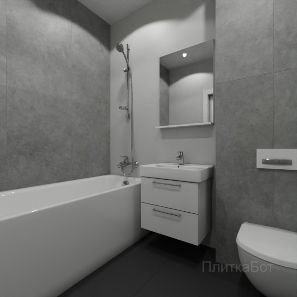 ALMA ceramica 2026, Спектор (сер), Контрастные стены вертикально, контраст у инсталляции №2