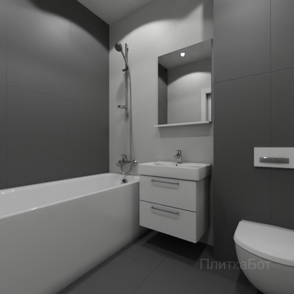 ALMA ceramica 2026, Спектор (сер), Контрастные стены вертикально, контраст у инсталляции №7
