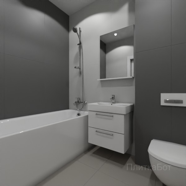 ALMA ceramica 2026, Спектор (сер), Контрастные стены вертикально, контраст у инсталляции №8