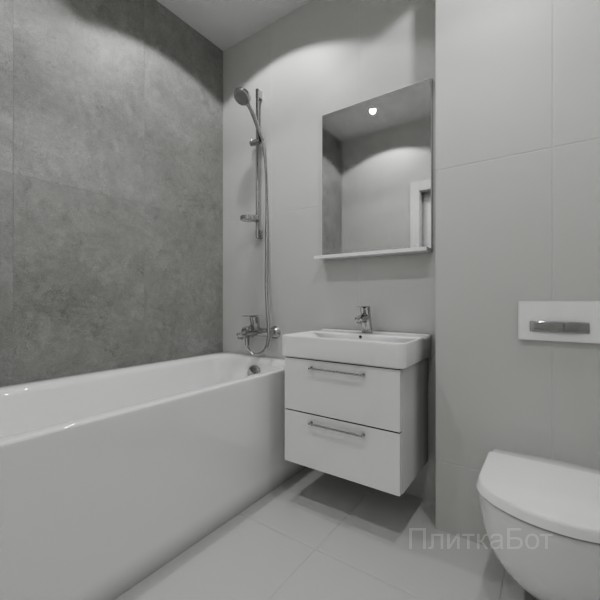 ALMA ceramica 2026, Спектор (сер), Контрастные стены вертикально №1