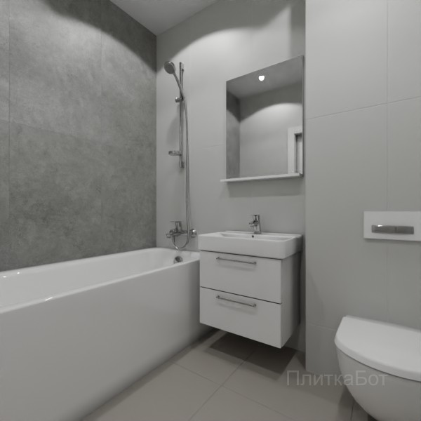 ALMA ceramica 2026, Спектор (сер), Контрастные стены вертикально №4