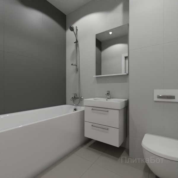 ALMA ceramica 2026, Спектор (сер), Контрастные стены вертикально №8