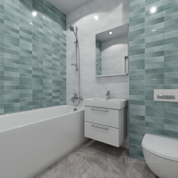 ALMA ceramica 2026, Стайл, Контрастные стены, контраст у инсталляции №1