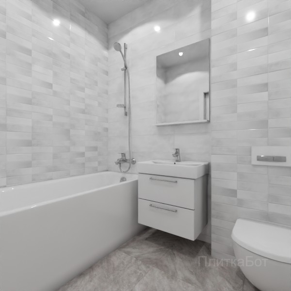 ALMA ceramica 2026, Стайл, Контрастные стены, контраст у инсталляции №2