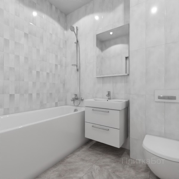 ALMA ceramica 2026, Стайл, Контрастные стены вертикально №2