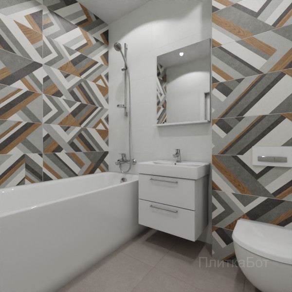 ALMA ceramica 2026, Стерео, Контрастные стены, контраст у инсталляции №3