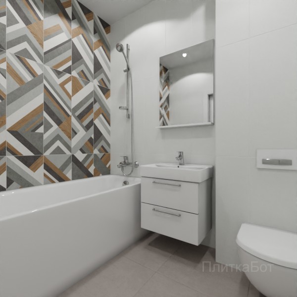 ALMA ceramica 2026, Стерео, Контрастные стены вертикально №3