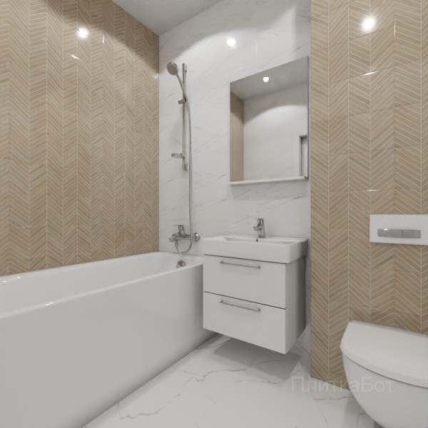 ALMA ceramica 2026, Токио, Контрастные стены, контраст у инсталляции №3