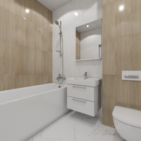 ALMA ceramica 2026, Токио, Контрастные стены вертикально, контраст у инсталляции №2